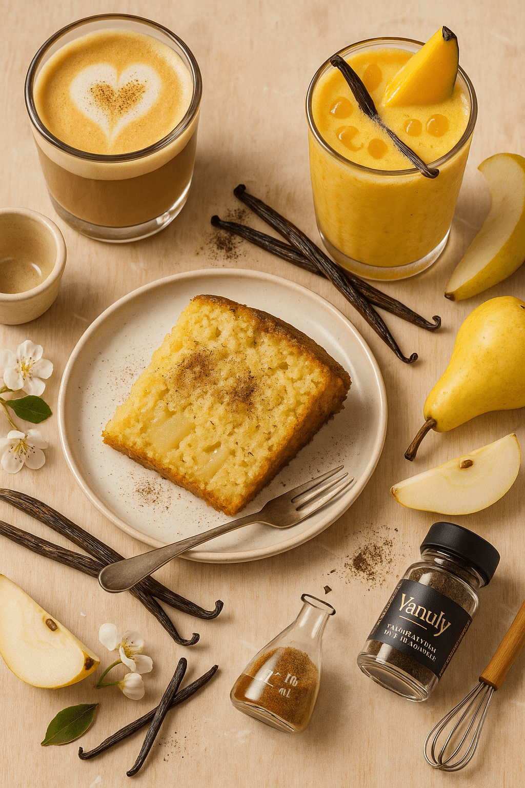 You are currently viewing Gâteau poire & vanille : moelleux et gourmand – Vanuly