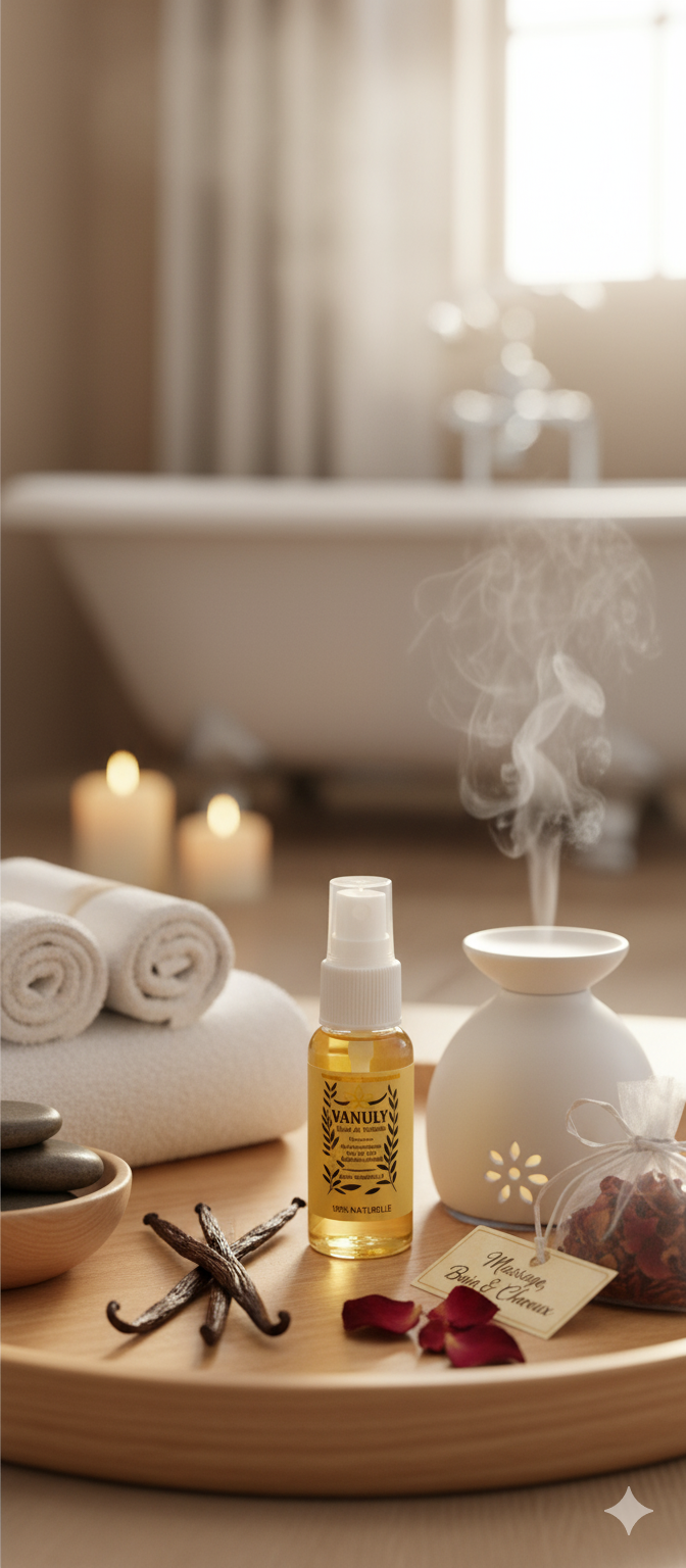 Faire soi-même une huile de bien-être à la vanille – Vanuly